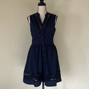 Fit and flare dress, Francesca’s size S